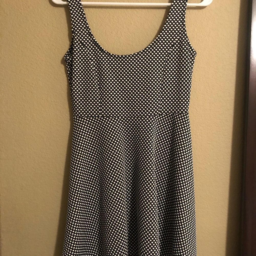 Black and White Polka Dot Dress